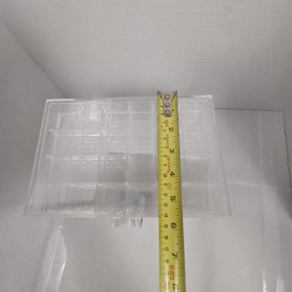 Acrylic EMPTY Nail Art Storage Box -120 Slots -5 Levels Of Removable Drawers NEW - Picture 7 of 9